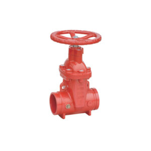 Grooved NRS gate valve