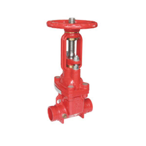 Grooved OS&Y gate valve