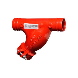 Grooved Y type strainer