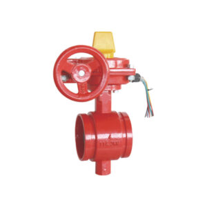 Grooved butterfly valve (Gear actuator & tamper switch)