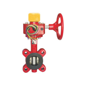 Lug butterfly valve (Gear actuator & tamper switch)