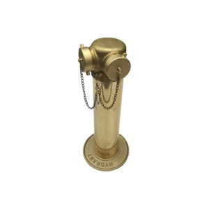 Freestanding fire department outlet connection (FDC)