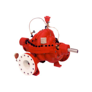 Horizontal split case fire pump
