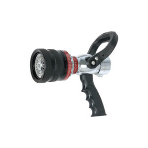 Non self-inducting selectable gallonage foam nozzle