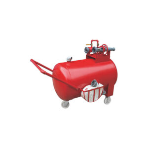 Semi-fixed (trolley) foam system