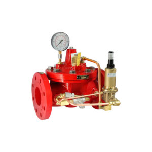 Flanged globe type pressure relief valve