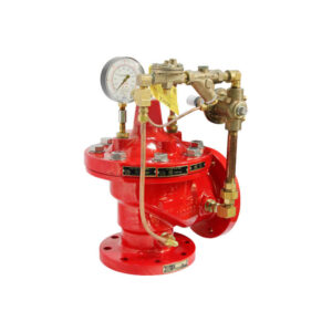Flanged angle type pressure relief valve