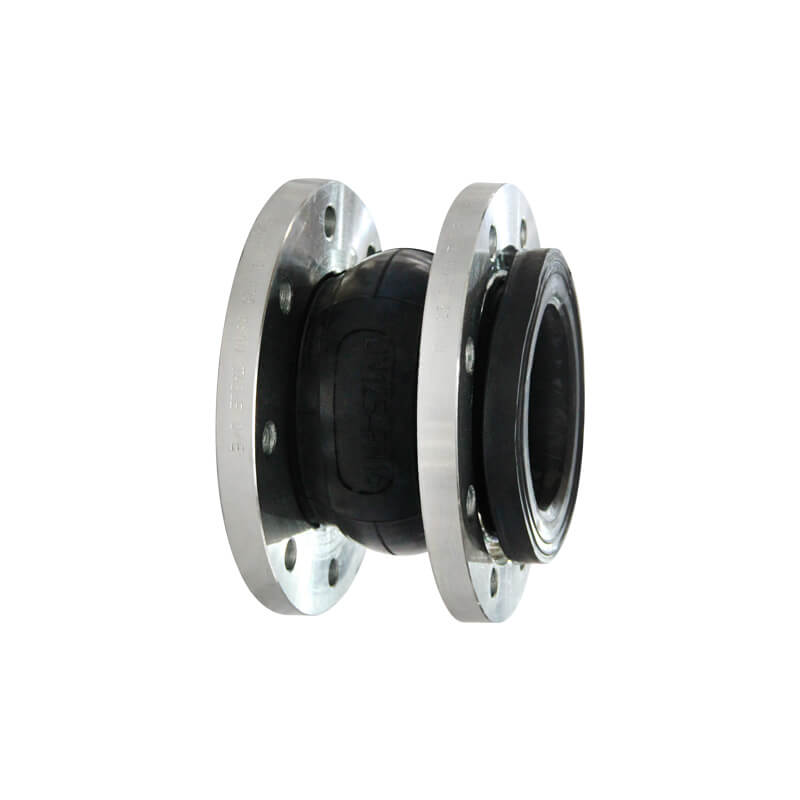 Single sphere rubber expansion joint