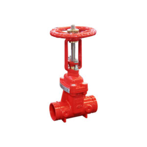 Grooved OS&Y gate valve